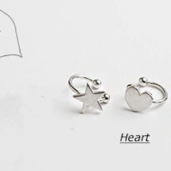 ☆Georgia☆ Star Cuff Earring Silver - Picture 2 of 3
